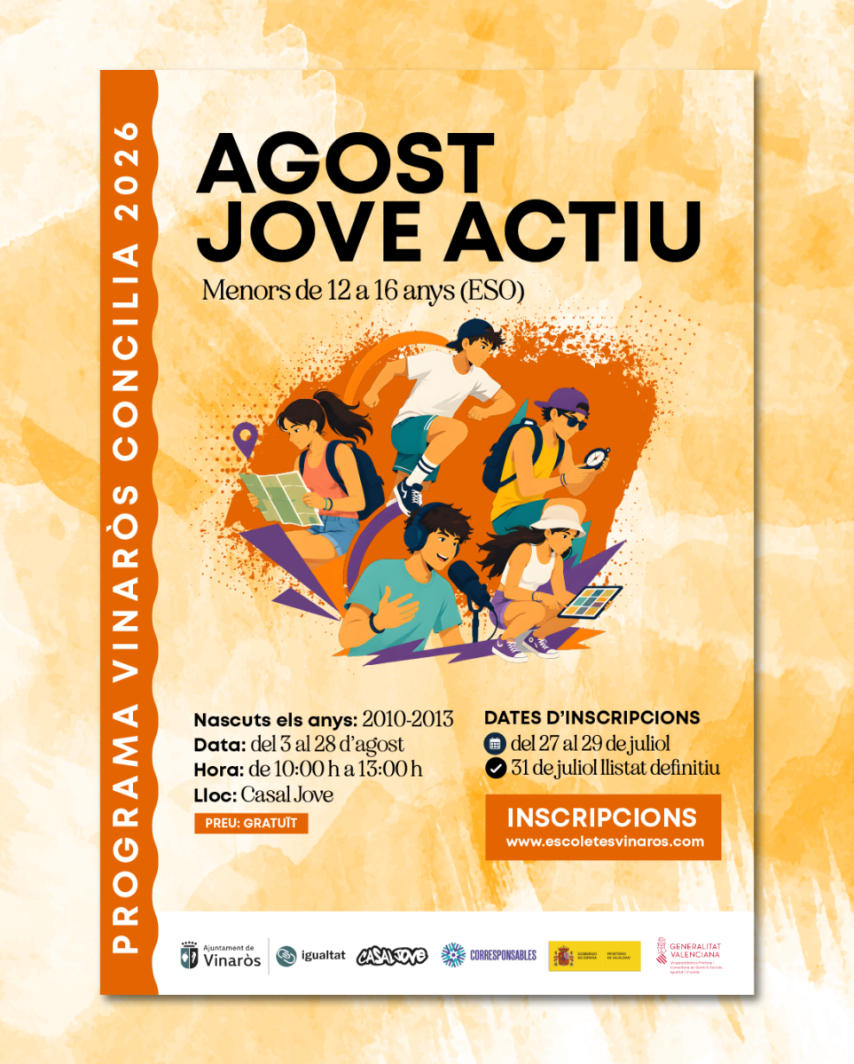 PER A MENORS DE 12 A 16 ANYS (ESO) CASAL JOVE ACTIVITATS GRATUITES.
